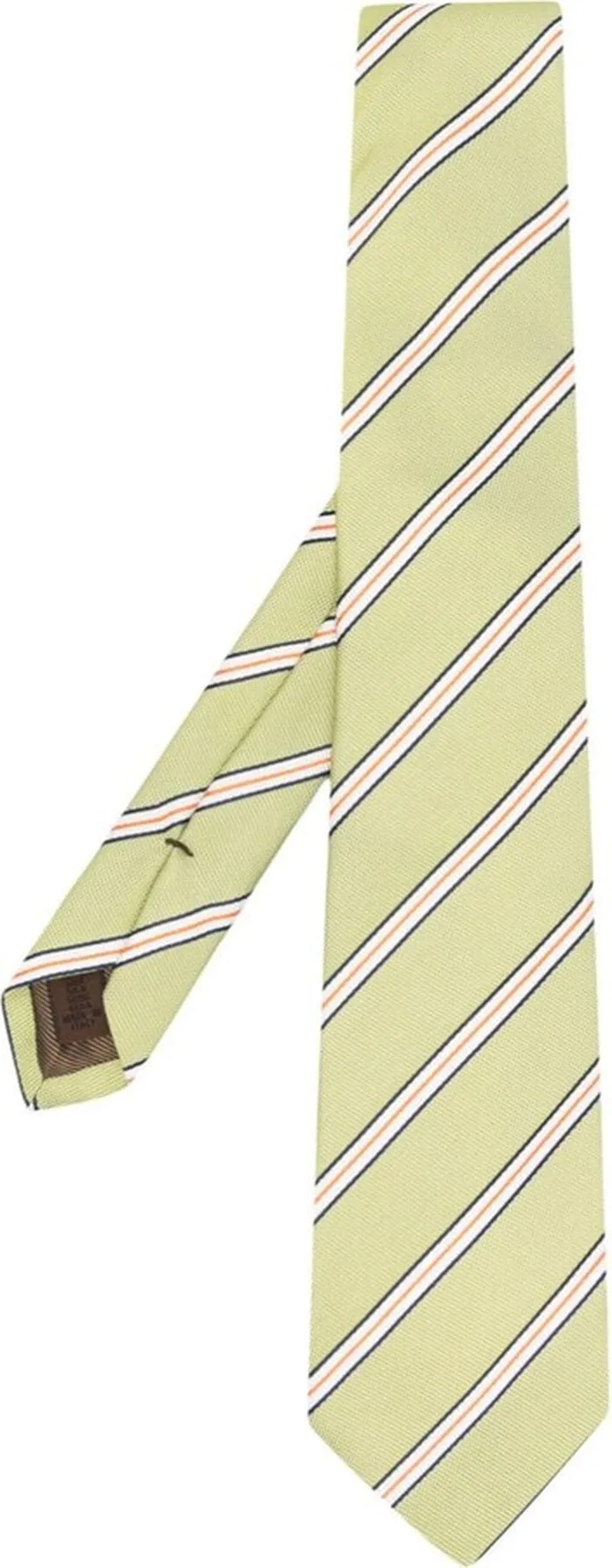 Stripe-Print Silk Tie