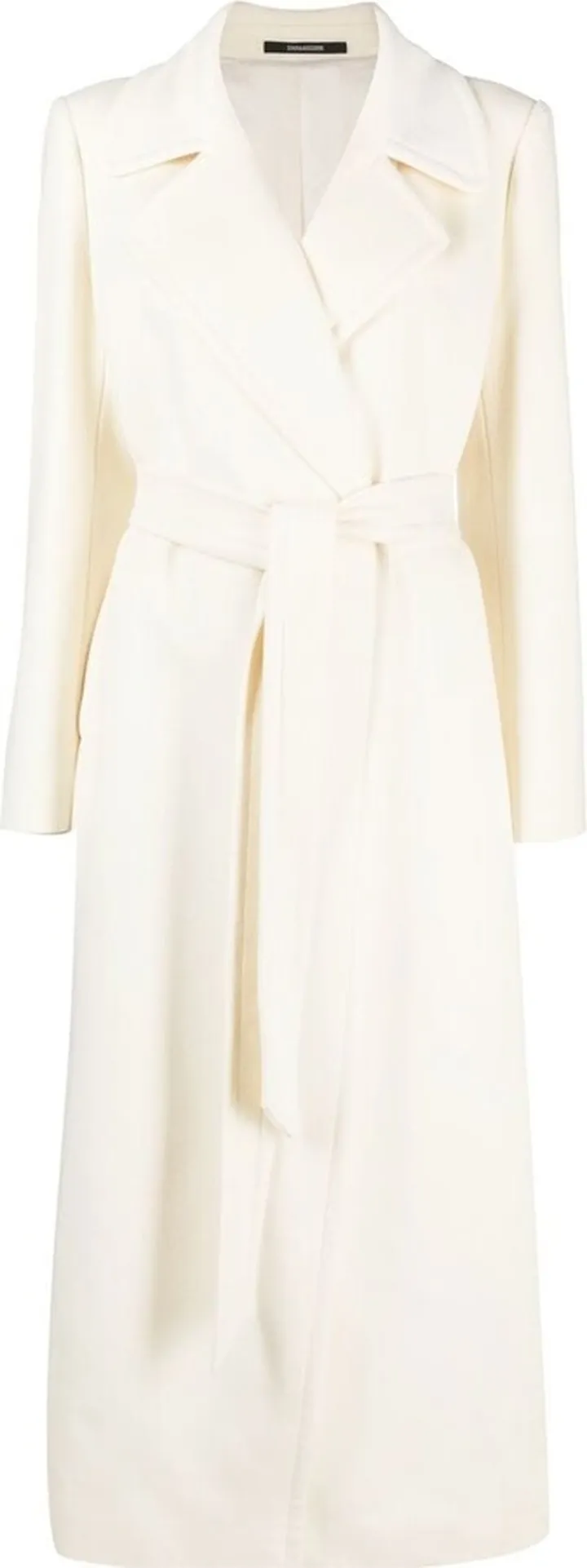 Belted Virgin Wool Coat