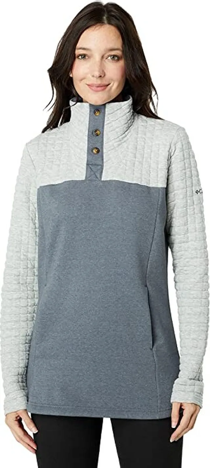 Columbia Sunday Summit II Tunic (Grey Ash Heather) Women's Clothing