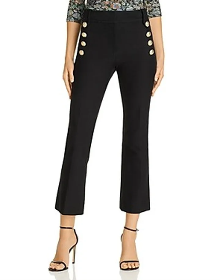 Derek Lam 10 Crosby Robertson High Waisted Crop Flare Pants