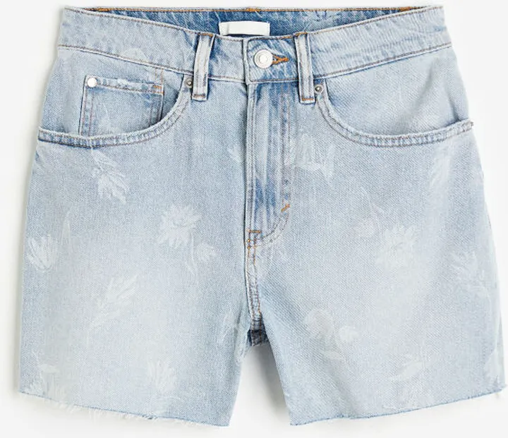 High Waist Denim Shorts