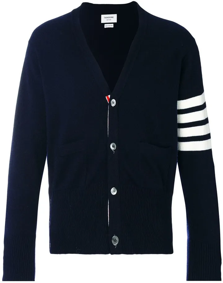 4-Bar Cashmere Cardigan