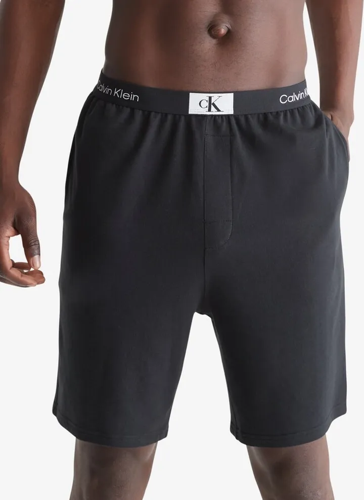 Calvin Klein Men's 1996 Monogram Logo Waistband Sleep Shorts
