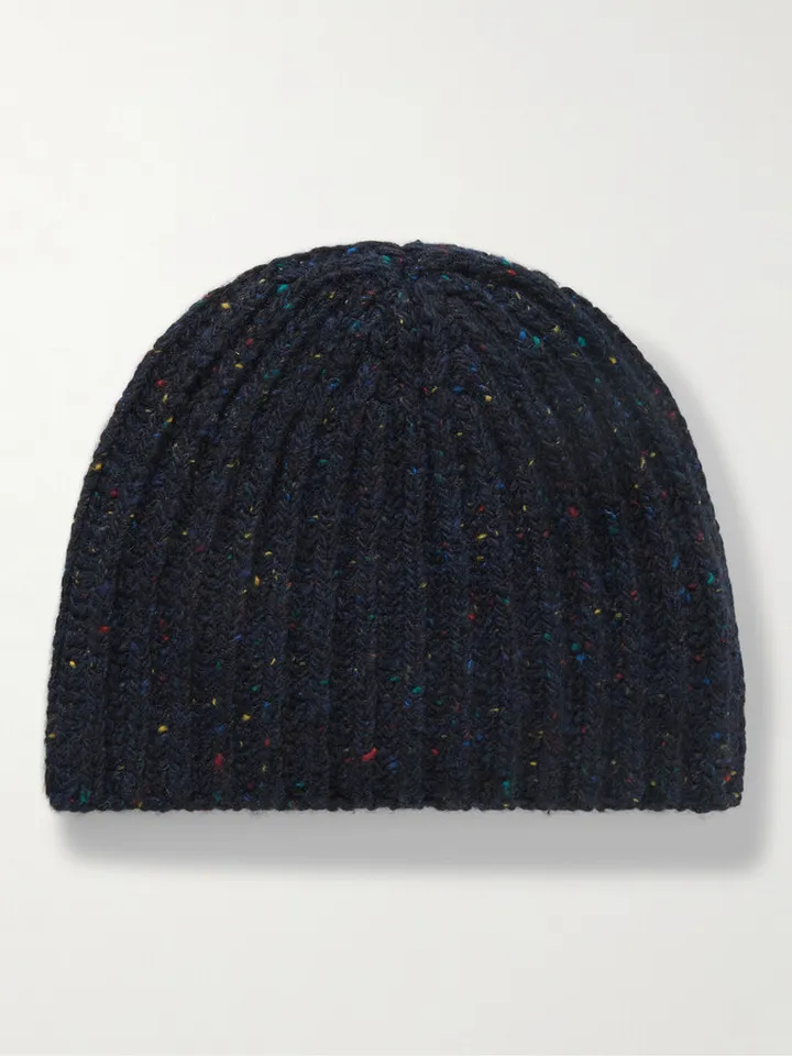 Lutz Ribbed Cashmere Beanie