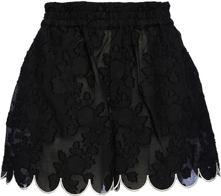 Floral Jacquard Shorts