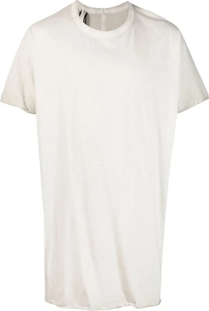 raw-cut faded T-shirt