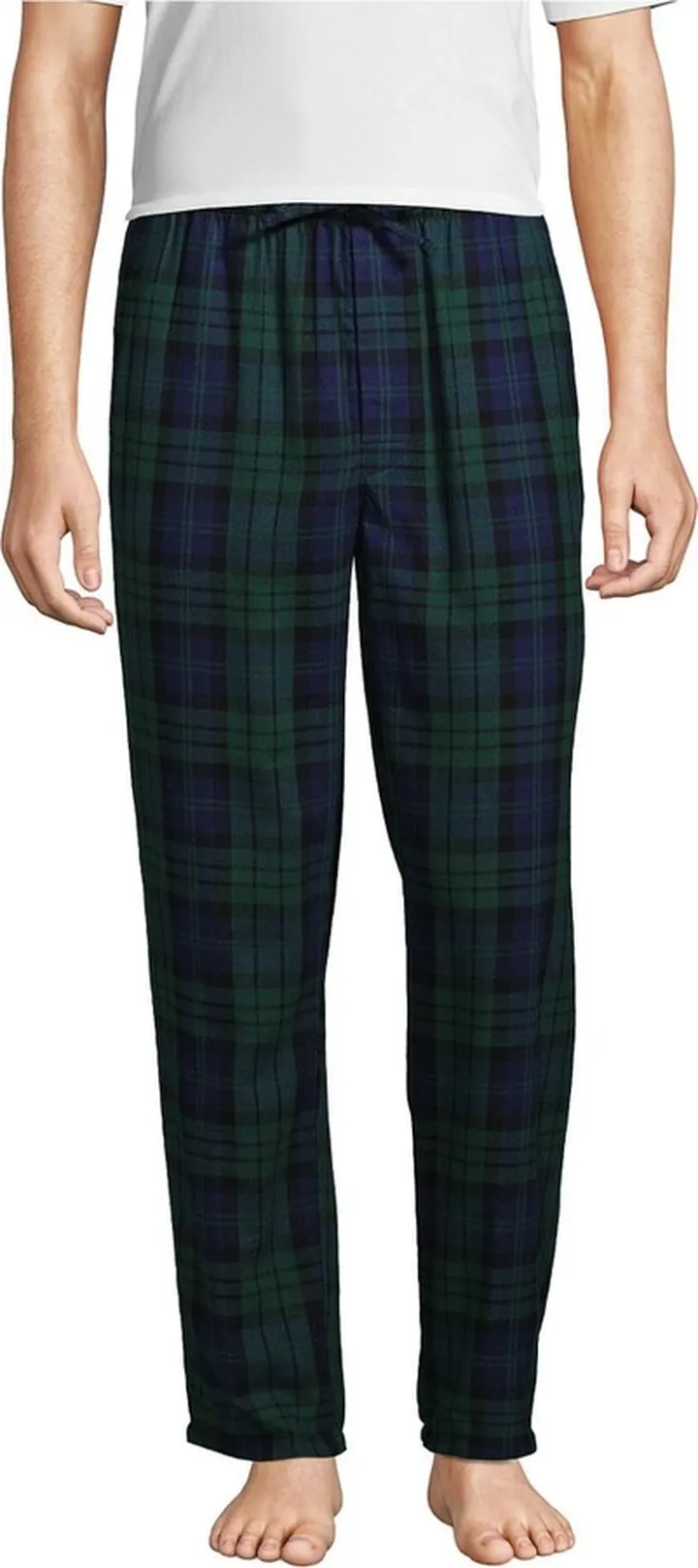 Lands' End Men's Flannel Pajama Pants