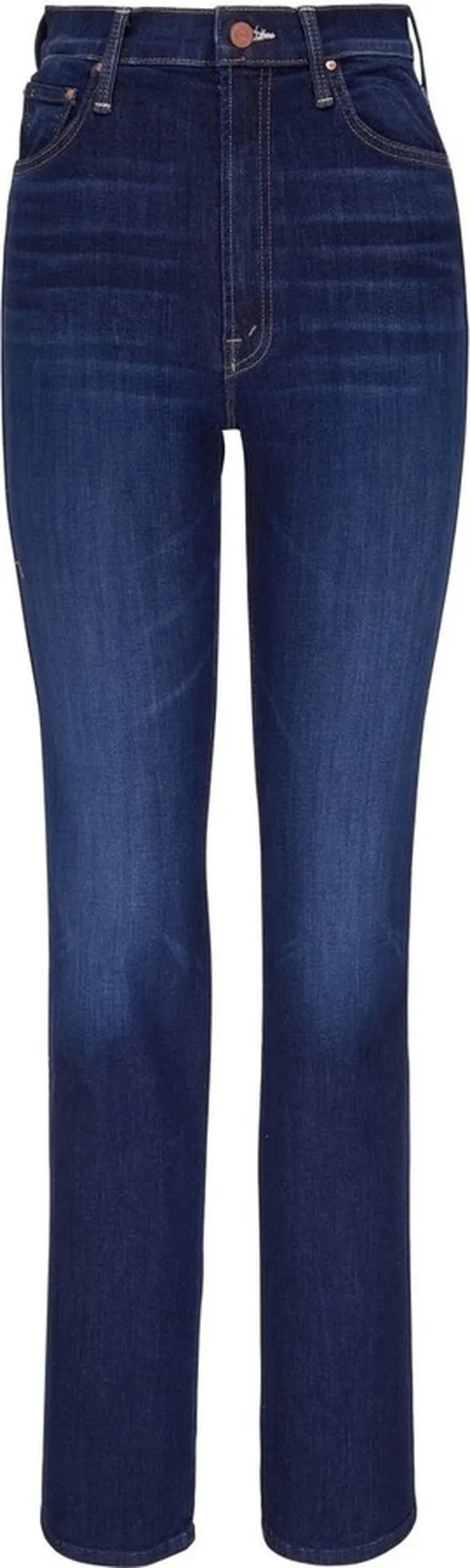 High-Rise Slim-Cut Jeans