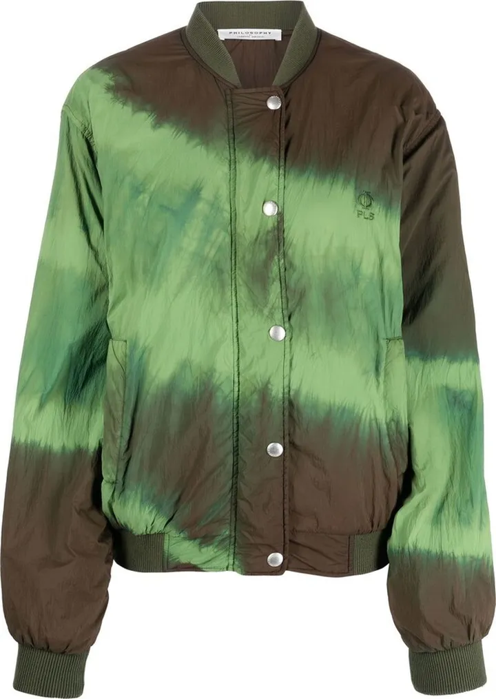Tie-Dye Bomber Jacket