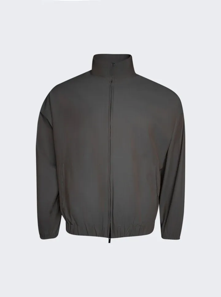 Eternal Wool Nylon Track Jacket Dusty Concrete Grey