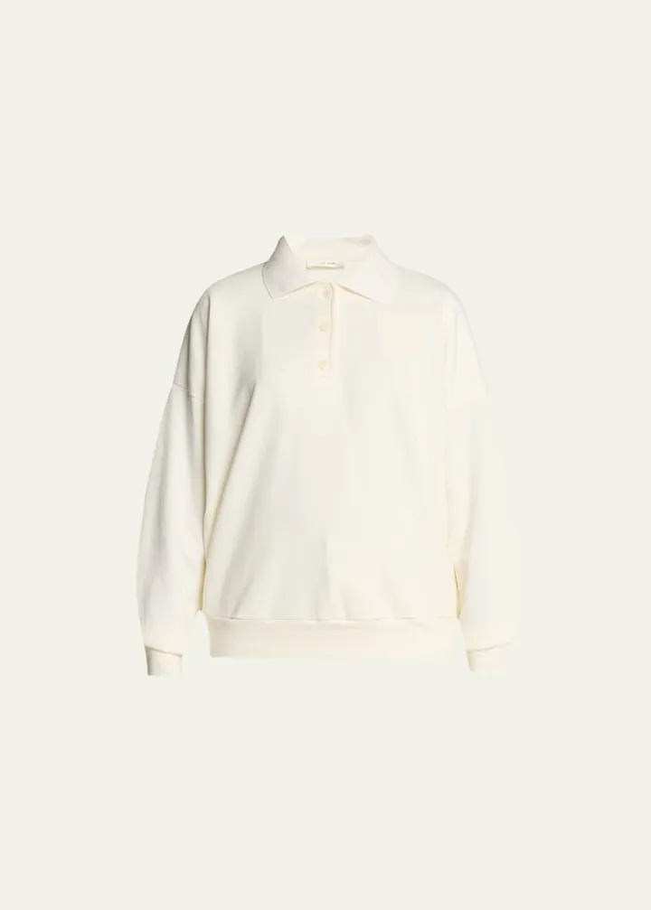 Corzas Oversized Cotton Polo Shirt