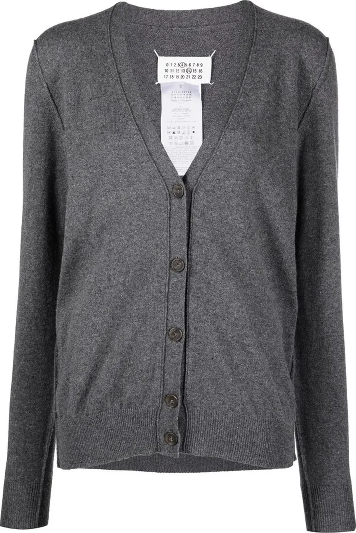 V-neck cashmere cardigan