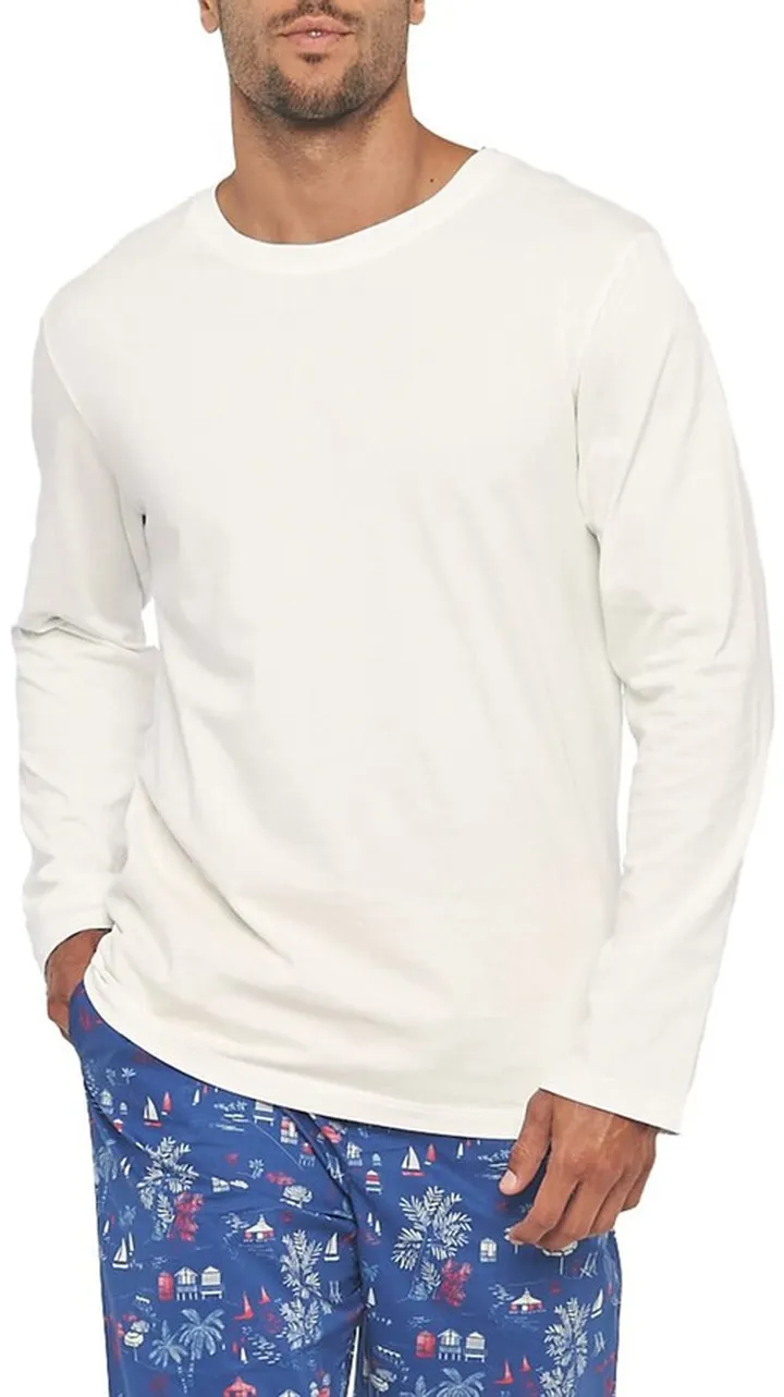 Luke St. Tropez Long Sleeve Pajama T-Shirt