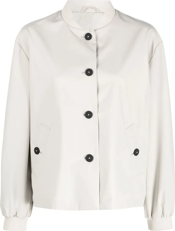Logo-Print Bomber Jacket