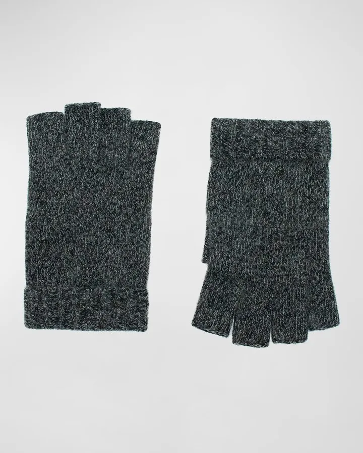Men's Cashmere Fingerless Gloves