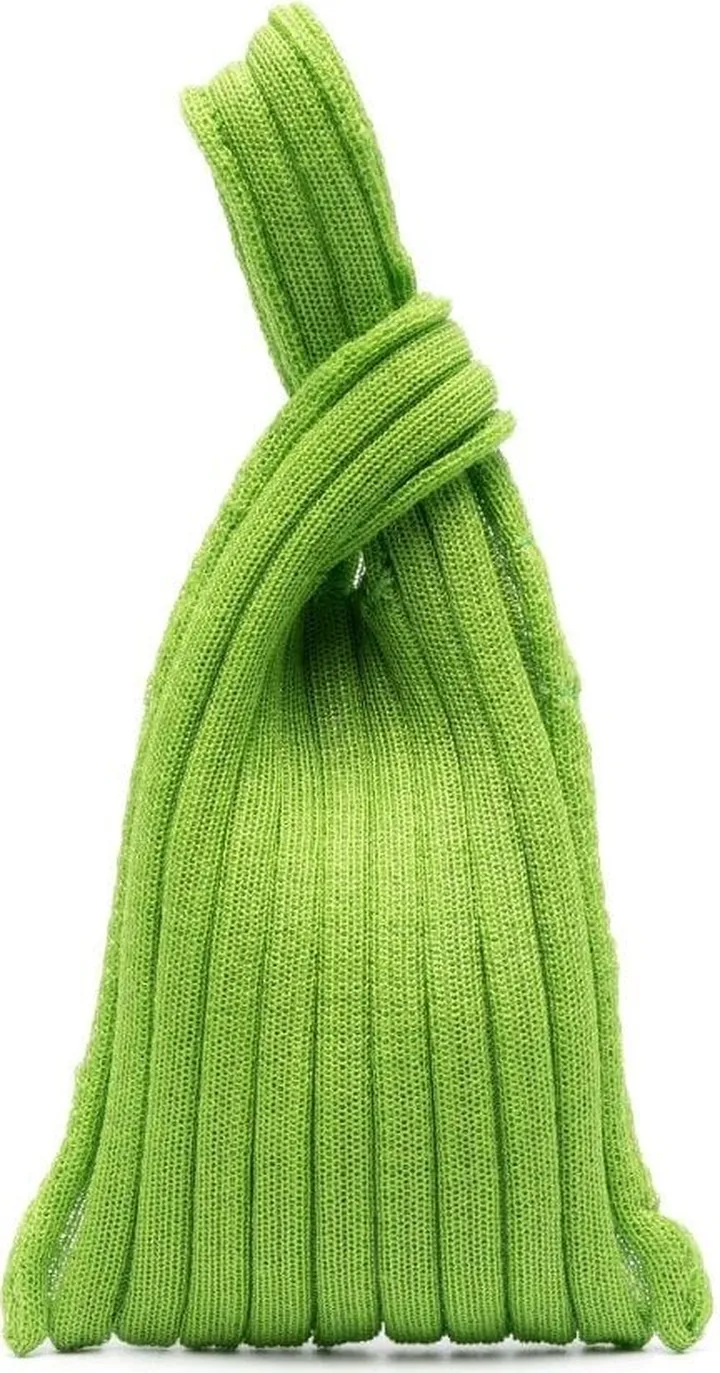 Katrine ribbed knit bag
