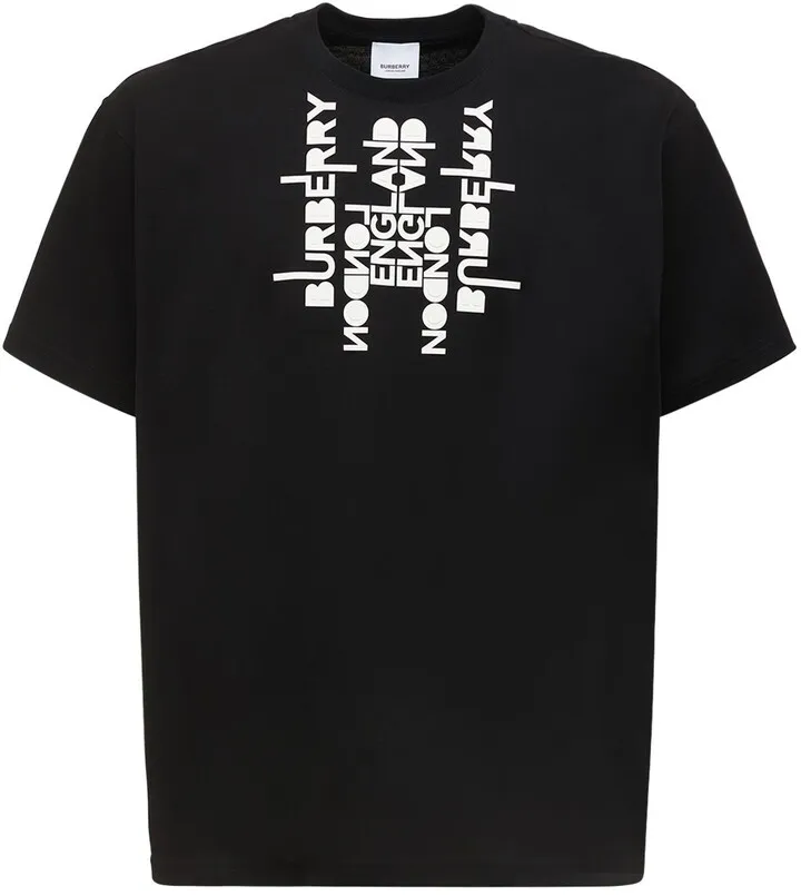Printed cotton jersey t-shirt