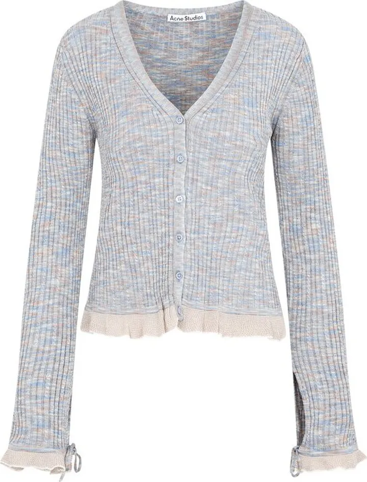 Acne Studios V-Neck Knitted Sweater