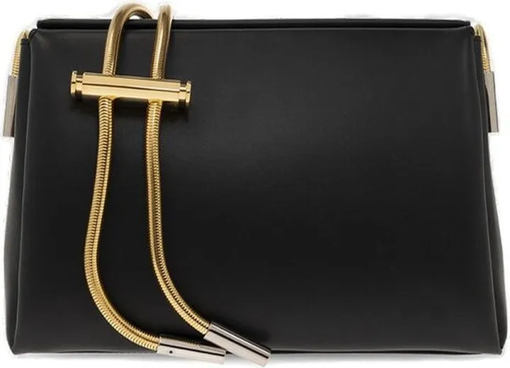 Marni Foldover Top Chained Shoulder Bag