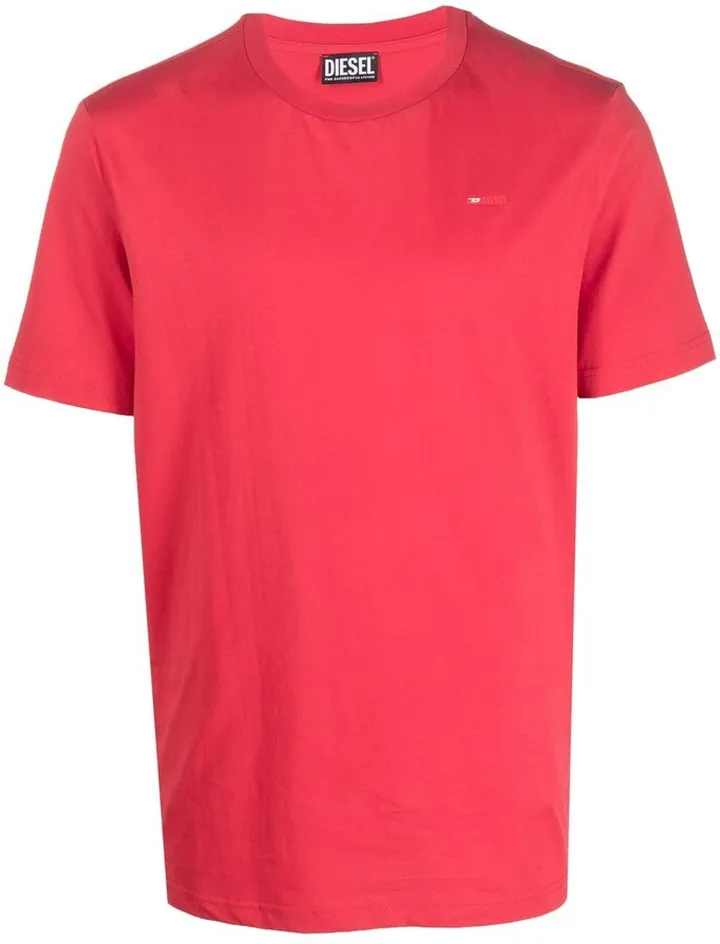 logo-embroidered cotton T-shirt