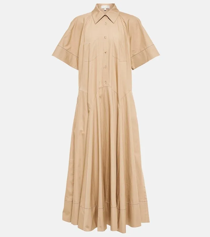 Casey cotton poplin shirt dress
