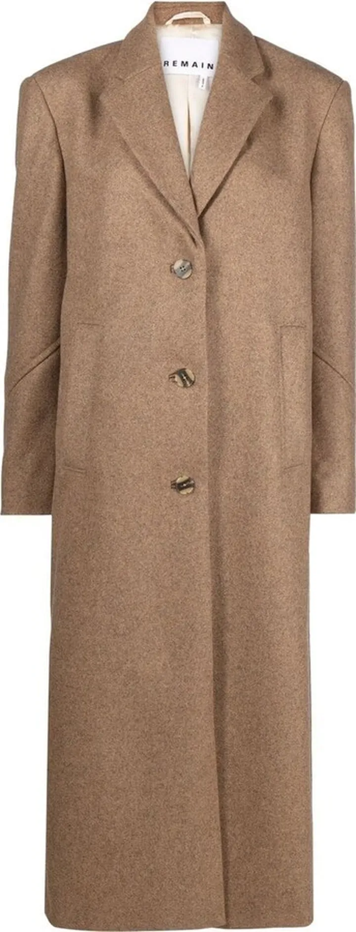Boyle single-breasted coat