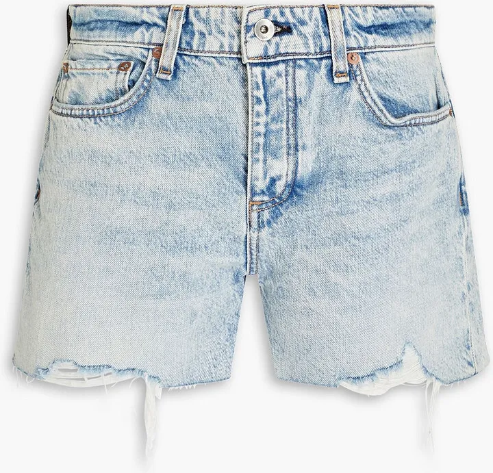 Dre distressed denim shorts