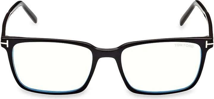 Rectangle 55MM Blue Filter Eyeglasses