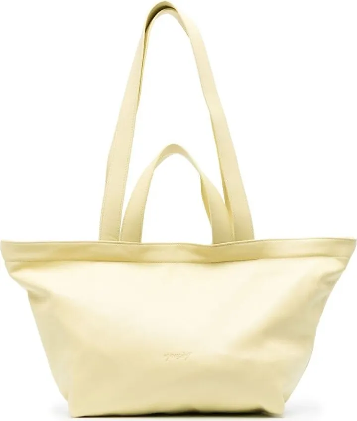 Logo-Embossed Zipped Tote Bag