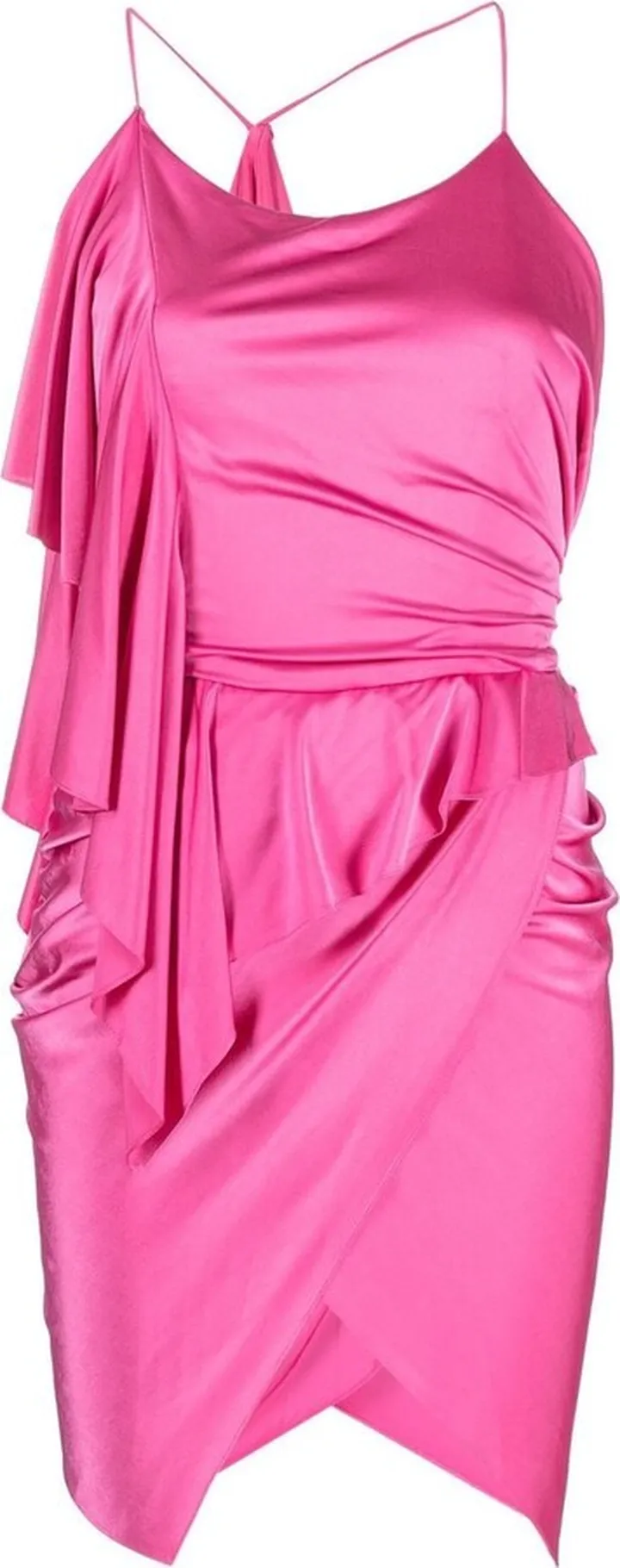 Ruffle-Trim Mini Dress