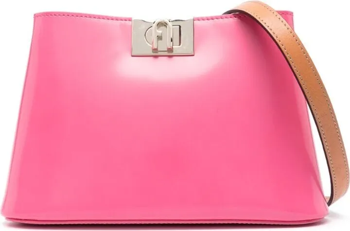 Square-Buckle Tote Bag