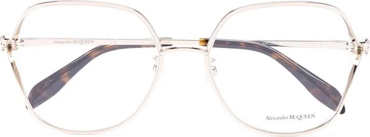Clear Overzise-Frame Glasses