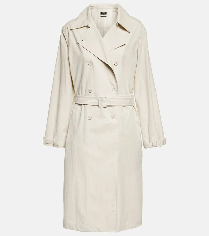 Irene cotton-blend trench coat
