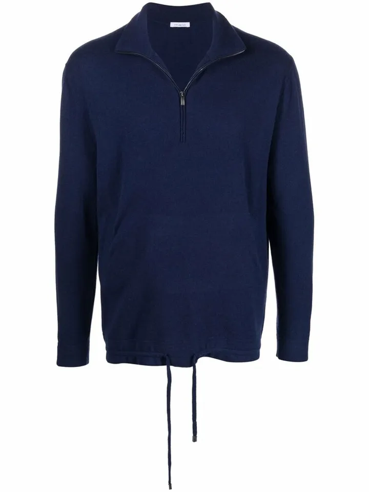 Zip-Placket Pullover