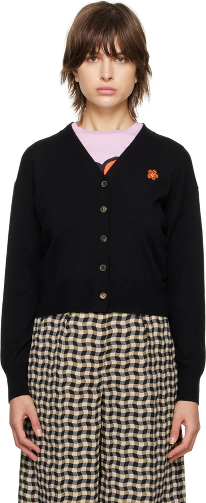 Kenzo Black Kenzo Paris Boke Flower Cardigan