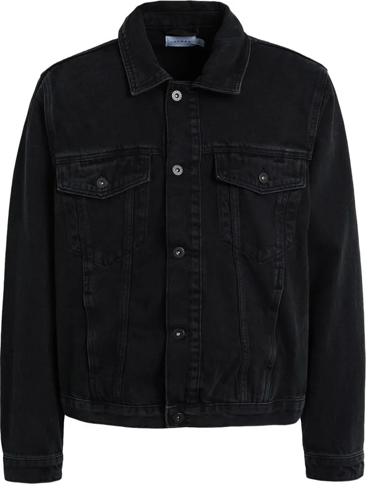 Denim Outerwear Black