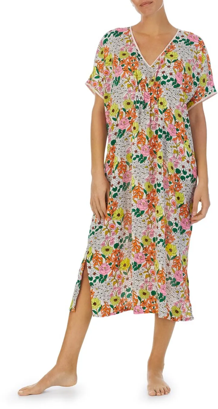 Floral Print Caftan