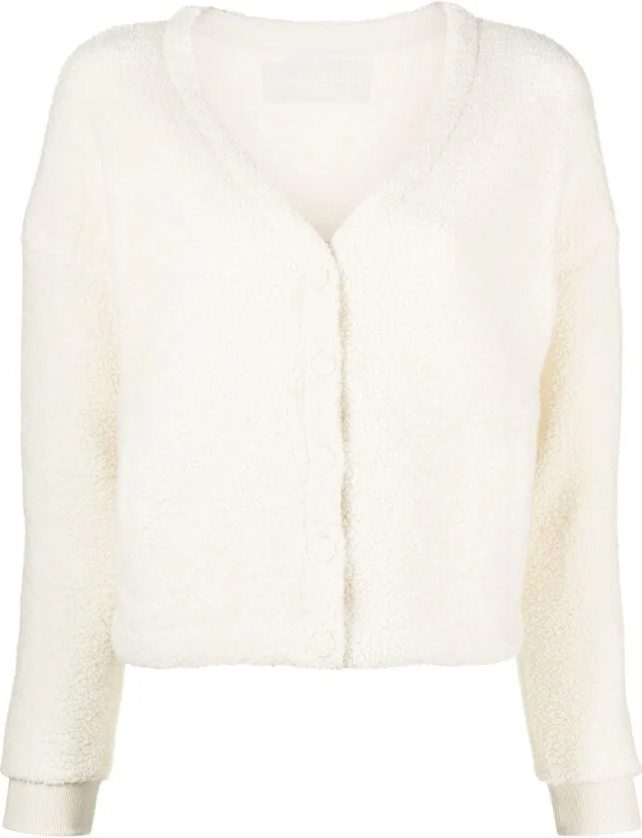 Megafleece V-neck caridgan