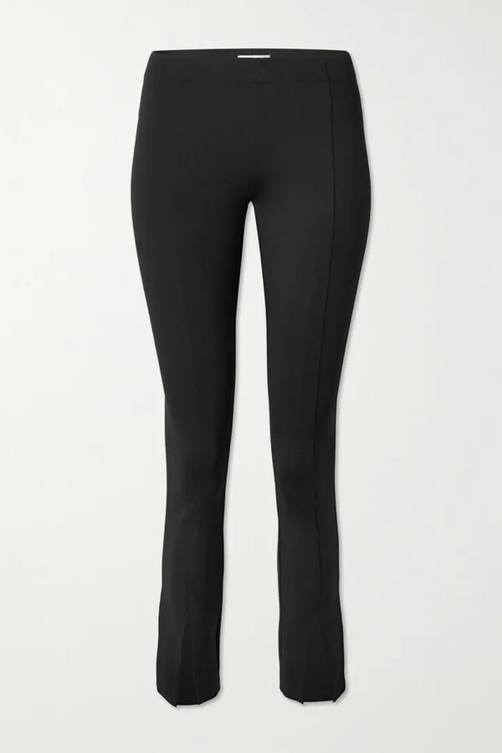 The Row - Thilde Stretch-scuba Slim-leg Pants - Black