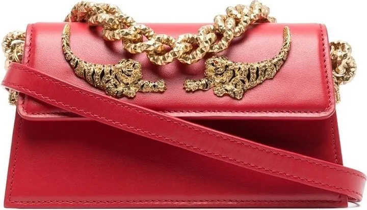 Jaguar-Motif Shoulder Bag