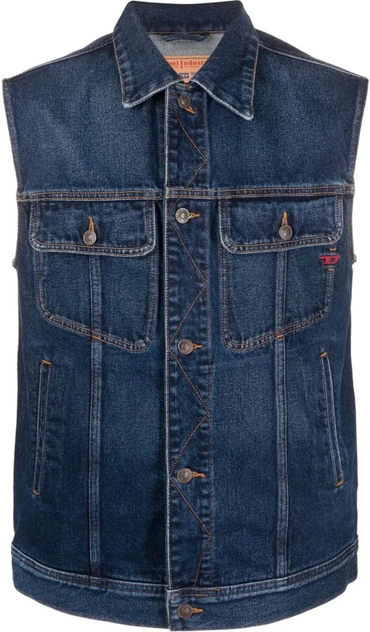 Sleeveless Denim Jacket
