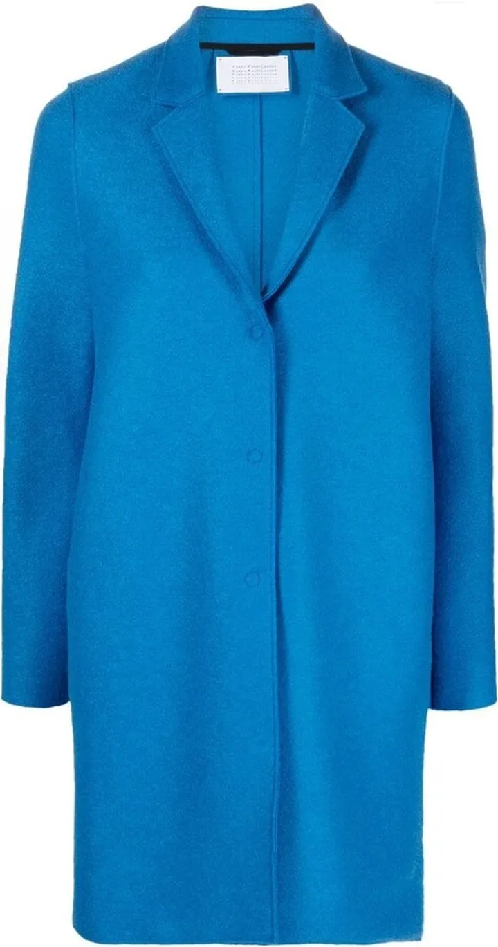 Single-Breasted Virgin Wool Coat