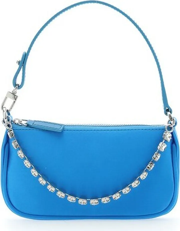 By Far Crystal Chain Shoulder Bag
