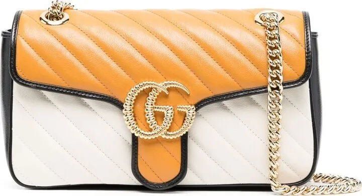 GG logo-plaque shoulder bag