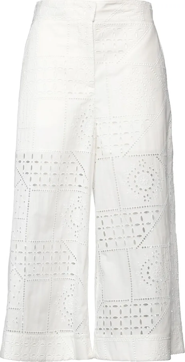 Cropped Pants White