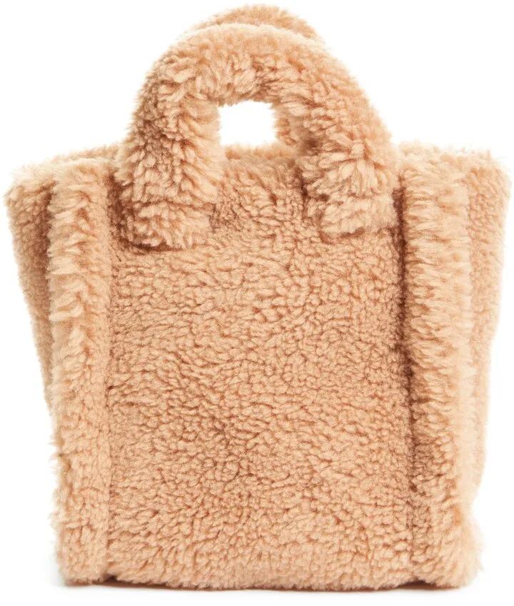 Mini Lizzie Teddy Faux Shearling Tote
