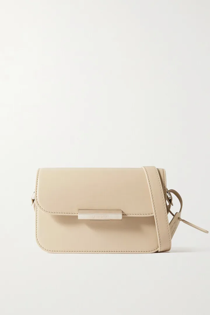 Off-White - Screw Medium Leather Shoulder Bag - Neutrals