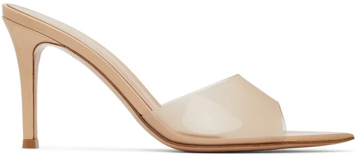 Gianvito Rossi Beige Elle 85 Heels
