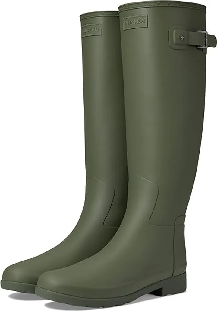 Hunter Original Refined Rain Boots (Lichen Green) Women's Boots