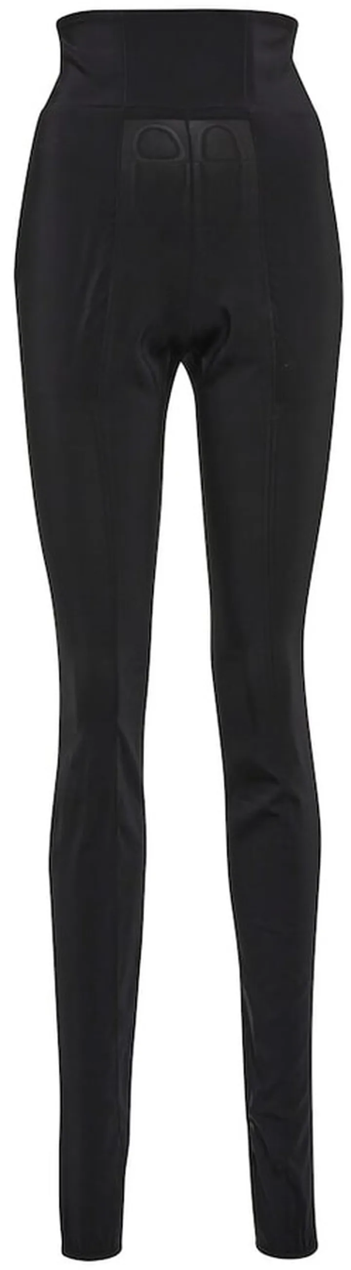 Crepe high-rise skinny pants
